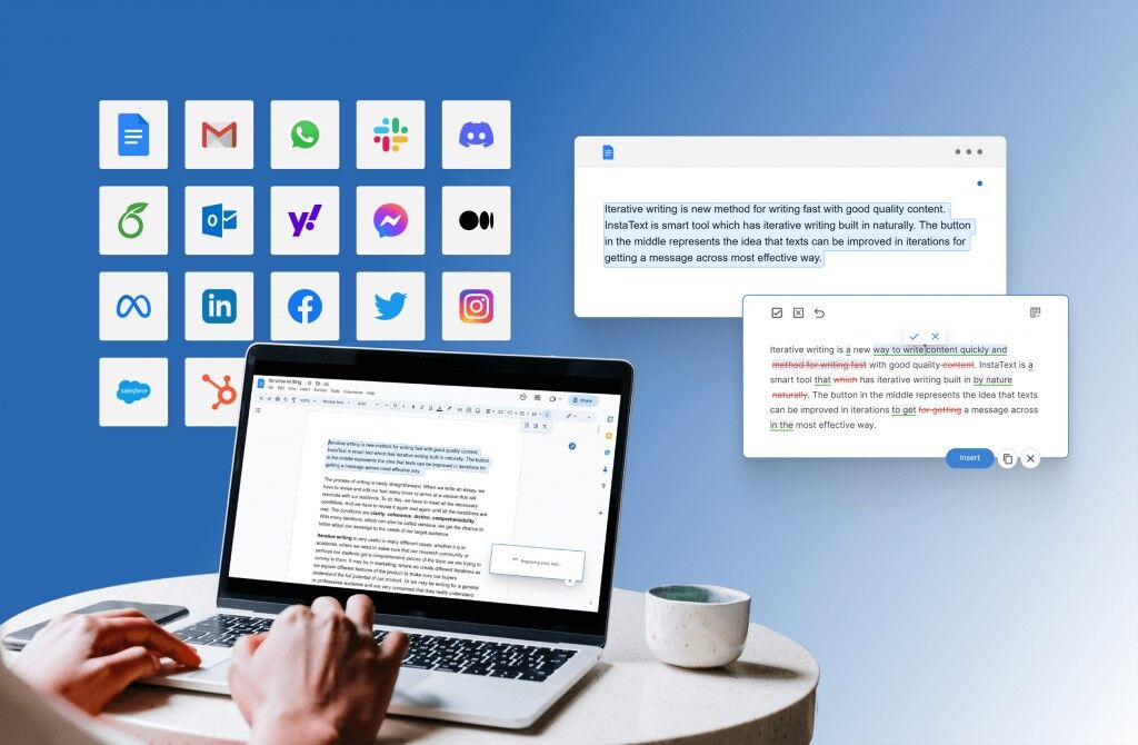 Instatext Theme موقع InstaText أفضل مساعد للكتابة وتحرير النصوص الأكثر إنتاجية ...