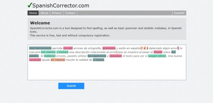 أدوات تدقيق قواعد اللغة الإسبانية وتصحيح الكتابة